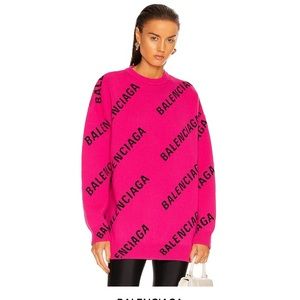 Balenciaga hoodie pink